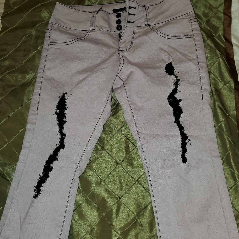 Hot topic Size 3 high waist, super skinny jeans